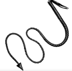 Rimbas Devil Tail Black, 180 cm, must