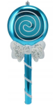 Purunematu J&otilde;ulupuu Ripats - Lollipop Kujundus, 33cm L&auml;ikiv Ornament, 33 cm