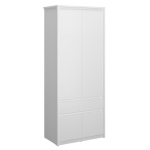 Kapp Mebelbos Erden, 86.6x50.2x210.6 cm, valge