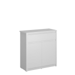 Kummut Mebelbos Erden 2d1s, 86,6x36,2x91,2 cm, valge