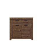 Kummut Mebelbos Brass 2d1s, 111,8x40x107,1 cm, pruun