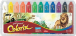 Akvarellkriidid 3 in 1 Amos "Colorix Silky Crayon", 12 v&auml;rvi