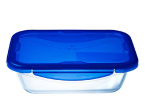 Pyrex kuumakindel anum kaanega Cook & Go, 25,6x19,4 cm, 1,7 l