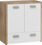 Kummut Kitty 03, tamm/valge