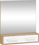 Peegel Meblocross Rio, tamm/valge v&auml;rv