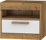 &Ouml;&ouml;kapp Meblocross Maximus, tume tamm/valge