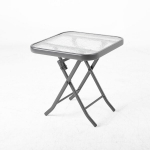 Kokkupandav laud Dublin, 46x46x46cm, must