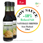 Sojakaste, v&auml;hendatud sool - 40%, looduslikult valmistatud, Healthy Boy Brand, 2x250ml