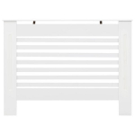 vidaXL radiaatorikatted 2 tk, valged, 112 x 19 x 81,5 cm, MDF