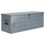 vidaXL alumiiniumist kast 110,5 x 38,5 x 40 cm, h&otilde;bedane