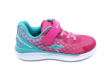 Laste jalatsid Kangaroos KQ-Brisk EV, roosa / sinakasroheline