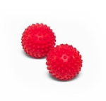 Ogadega massaažipallid Pezzi Tonkey Activa Small Stand, 9 cm, 2 tk, punane