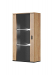 Seinavitriin Cama Meble Soho, pruun/must