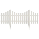 Valge madal aed 17 tk / 10 m