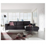 Pehme nurgadiivan Ropez Sioux, must