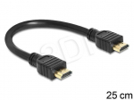 Delock - Kabel HDMI-HDMI v1.4 High Speed Ethernet 25CM