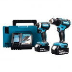 Juhtmeta t&ouml;&ouml;riistakomplekt Makita DLX2289TJ, kahe 5,0 Ah akuga BL1850 ja kiirlaadijaga DC18RC