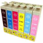 Analoog tintide komplekt Epson T0807 (BK/C/M/Y/LC/LM)