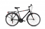 Linnajalgratas Capriolo Touring Sunrise M 28", must/punane