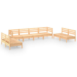 Aiam&ouml;&ouml;bli komplekt, 8-osaline, pruun