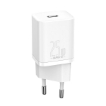 Baseus seinalaadija Super Si PD 25W 1x USB-C valge