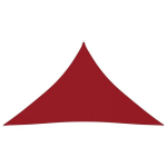 vidaXL p&auml;ikesepuri, oxford-kangast, kolmnurkne, 5 x 5 x 6 m, punane, Punane