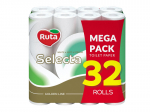 Tualettpaber Ruta Selecta, 32 rulli, kolm kihti