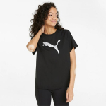 Puma naiste T-s&auml;rk Evostripe 847070*01, must/h&otilde;bedane 4064535365610