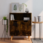 vidaXL puhvetkapp, suitsutatud tamm, 60x30x72 cm puitlaastplaat