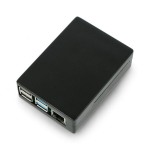 Raspberry Pi 4B alumiiniumist korpus, must