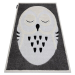 Laste vaip JOY Owl &ouml;&ouml;kull, lastele - Struktuuriline, kahel tasemel fliis hall / koor