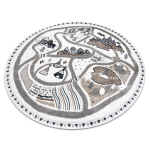 Vaip Fun Land lastele, k&uuml;la, t&auml;navad, ratas - koor