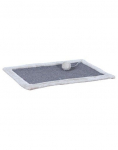Kraapmat - Trixie - 55x35 cm - Sisal/Pl&uuml;sch - Hangend speeltje - Antislip