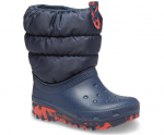 Crocs laste saapad Classic Neo Puff 207683*410, tumesinine