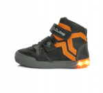 Nahast LED-saapad poistele D.D.Step A068-577BL, oranž, 32