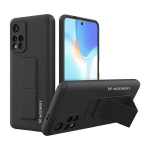 Telefoni&uuml;mbris Wozinsky Kickstand Case Silicone Stand Cover for Xiaomi Redmi 10 (Black)