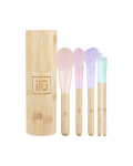 Ilu Set of 5 Makeup Brushes + Bamboo Tube
