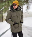 Huppa Meeste talvejope ARON 2, dark green