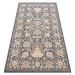 Vaip Wool JADE 45009/900 Raam, lilled klassikaline beež / sinine OSTA