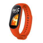 iWear SM7 nutikas k&auml;ev&otilde;ru 0,96'' TFT - Fitness Tracker IP67 koos pulsi ja verer&otilde;huga / Sotsiaalne / Unepunane