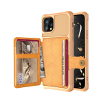 iPhone 11 Pro Max (6,5&Prime;) Wallet &uuml;mbris &ndash; Kollane