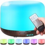 &Otilde;huniisutaja ja aroomihajuti, LED valgustusega difuusor