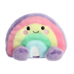 Pehme vikerkaar Aurora Palm Pals, 7 cm