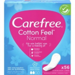 Įklotai Carefree Carefree Cotton Uscented, 56 vnt