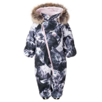 Lenne laste kombinesoon 250g Berry 22307*1000, must/valge