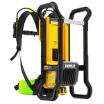 Dewalt Akutoite Seljakott Vibrator DCPS310N-XJ, 39 cm, 44 cm, 63 cm, 7 Kg, 2m ja 5m voolikud, 38mm, 50mm, 59mm pead
