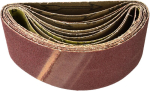 Geko Alumiiniumoksiidi lihvpaberirihmad 75x457mm G00354, 80, vaiguga seotud, sobib k&otilde;ikidele 75x457mm lihvijatele
