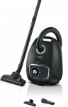 Tolmuimeja Bosch BGB41BA1 tolmuimeja, 600 W, 4 l, 75 dB, 11 m, 8 m juhe, teleskooptoru, mikrofilter, Juoda
