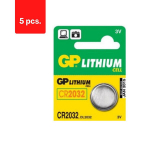 Patarei GP CR2032, 1 tk, pakis 5 tk