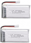 2 t&uuml;kki 3.7v, 1800mAh Lipo laetav aku Rc Quadricopter Drones KY601S SYMA X5 X5S X5C X5SC X5SH X5SW M18 H5P